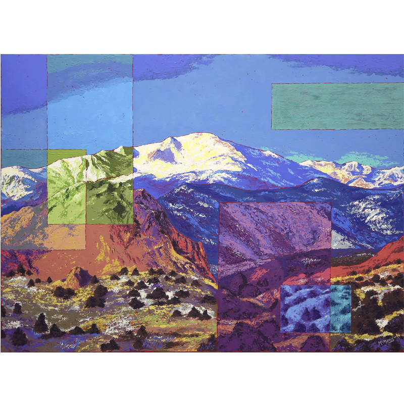 Painting of Pikes Peak
