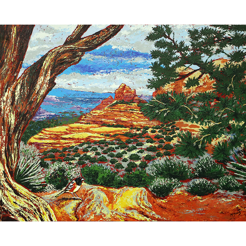 Landscape painting of Sedona