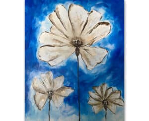 White Flower Painting