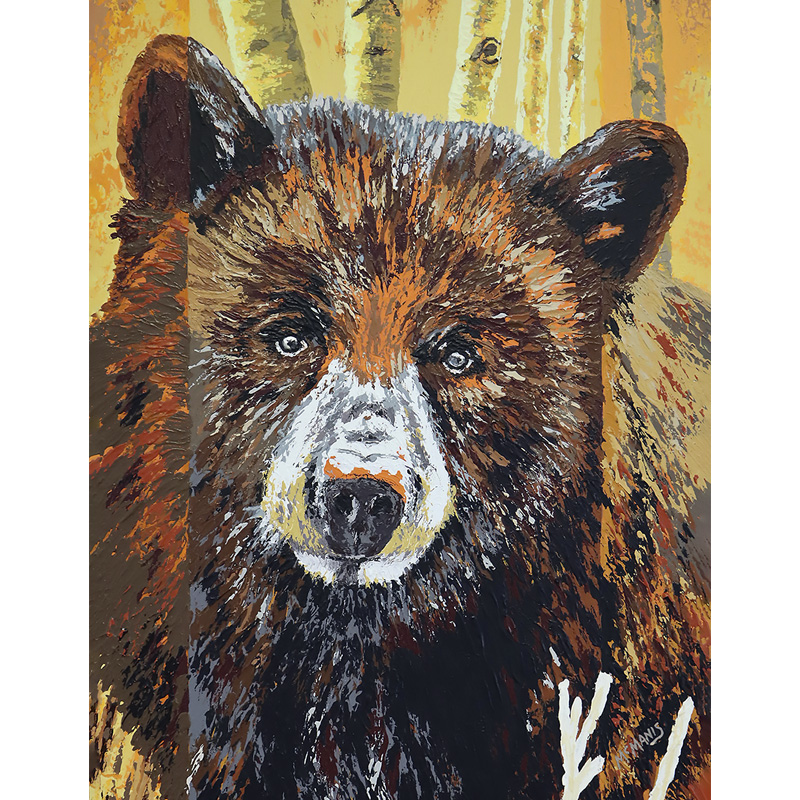 Painting of a bear