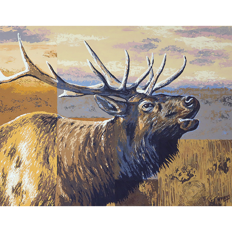 Elk painting