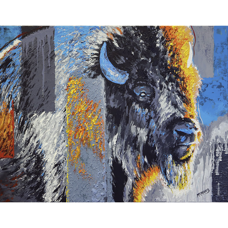 buffalo painting